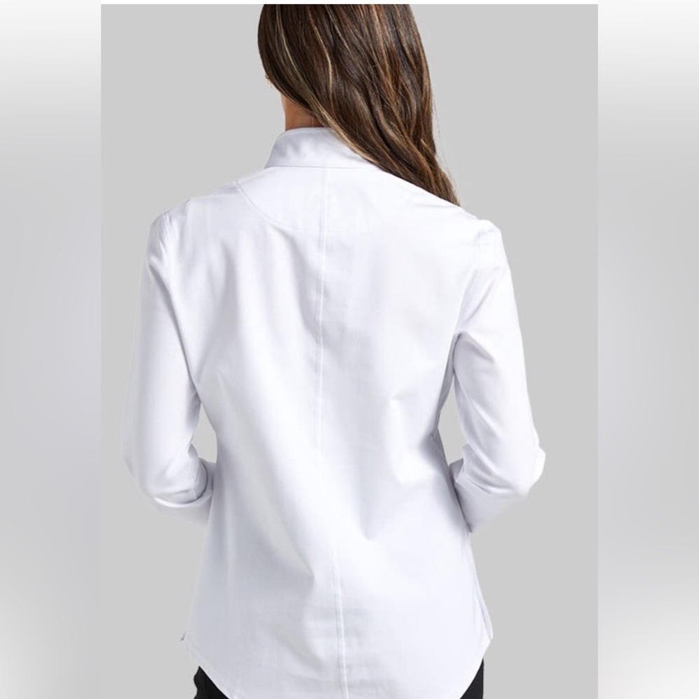 NWT BYLT Basics Women’s Fairway Quarter Zip Pullover White Size XS - Picture 3 of 11